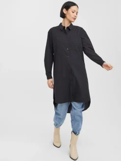 VMELLA L/S LONG SHIRT NOOS black