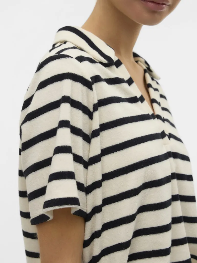 VMEMELI S/S V-NECK TOP JRS LCS birch1