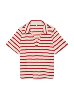 VMEMELI S/S V-NECK TOP JRS LCS birch2