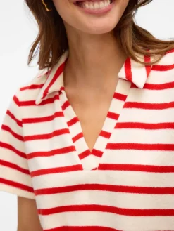 VMEMELI S/S V-NECK TOP JRS LCS birch2