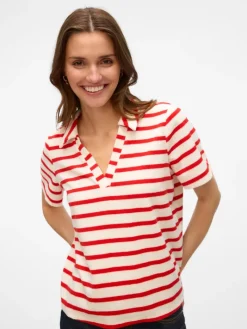 VMEMELI S/S V-NECK TOP JRS LCS birch2