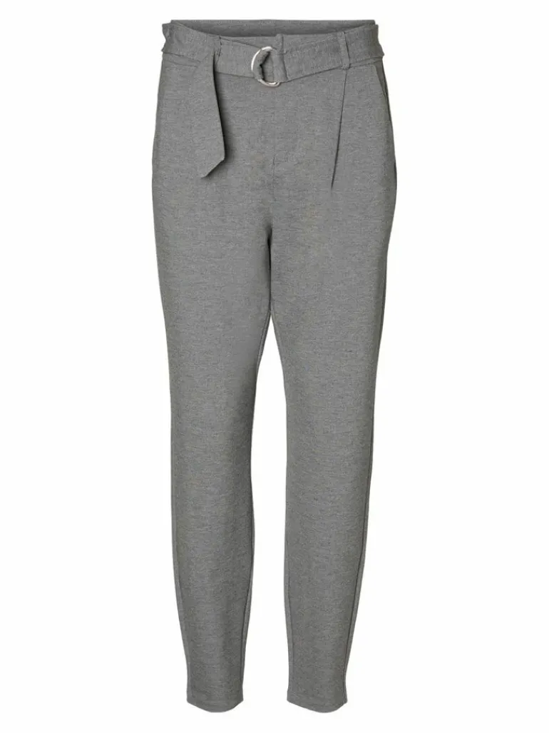 VMEVA HR LOOSE BELT PANT GA COLOR medium grey melange