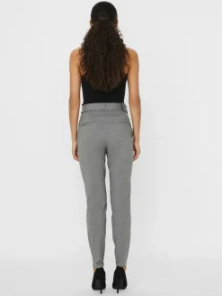 VMEVA HR LOOSE BELT PANT GA COLOR medium grey melange