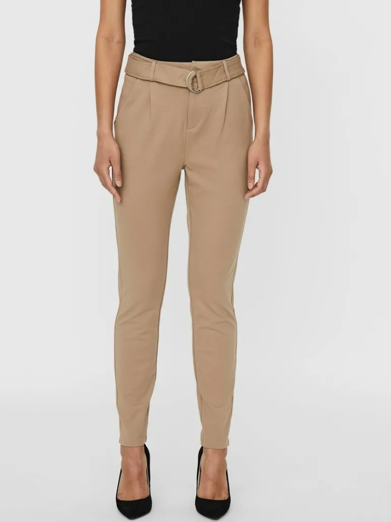 VMEVA HR LOOSE BELT PANT GA COLOR silver mink