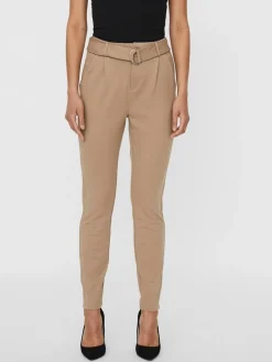 VMEVA HR LOOSE BELT PANT GA COLOR silver mink