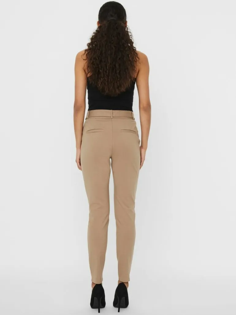 VMEVA HR LOOSE BELT PANT GA COLOR silver mink