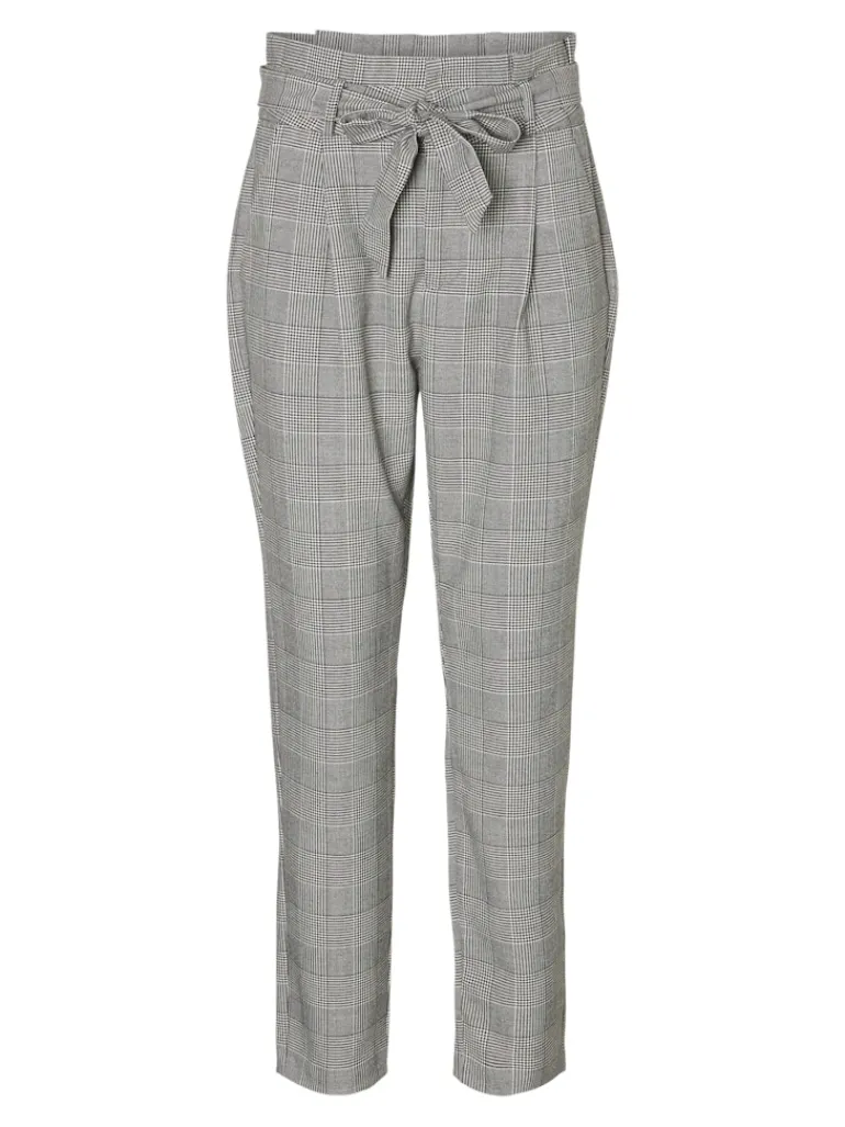 VMEVA HR LOOSE PAPERBAG CHECK P GA NOOS grey