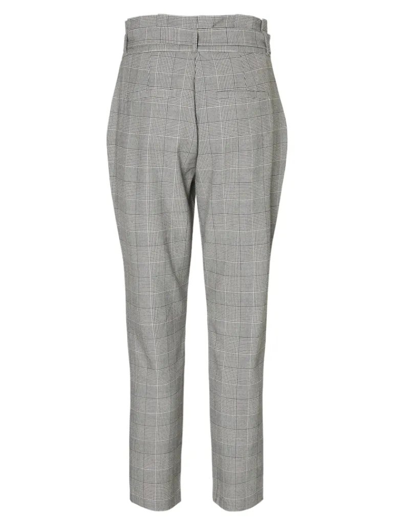 VMEVA HR LOOSE PAPERBAG CHECK P GA NOOS grey