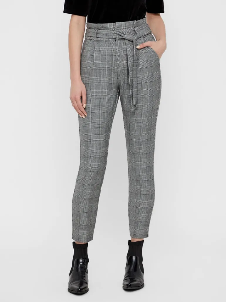 VMEVA HR LOOSE PAPERBAG CHECK P GA NOOS grey