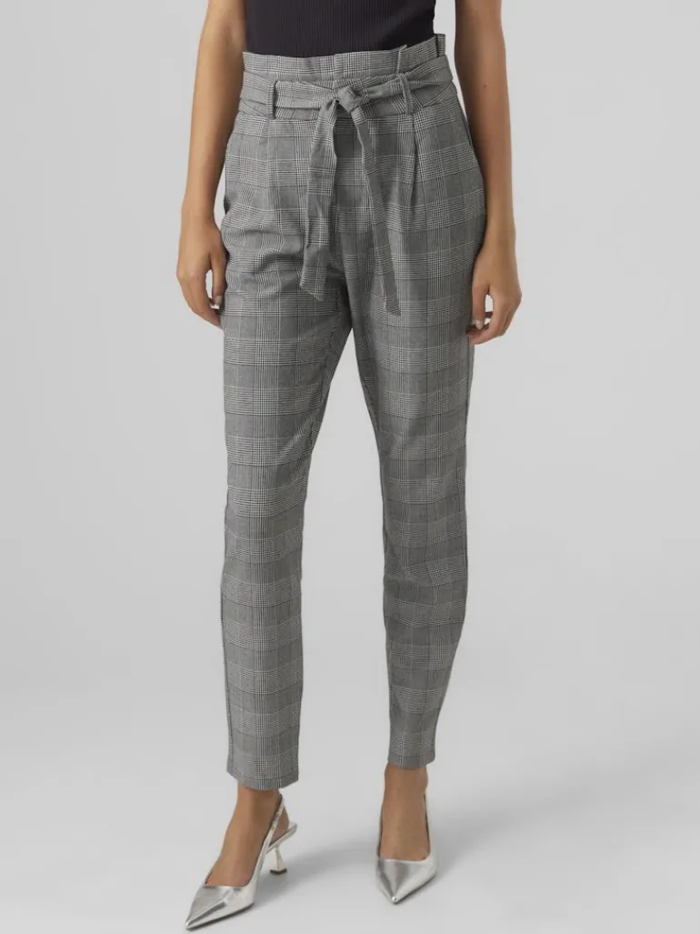 VMEVA HR LOOSE PAPERBAG CHECK P GA NOOS grey