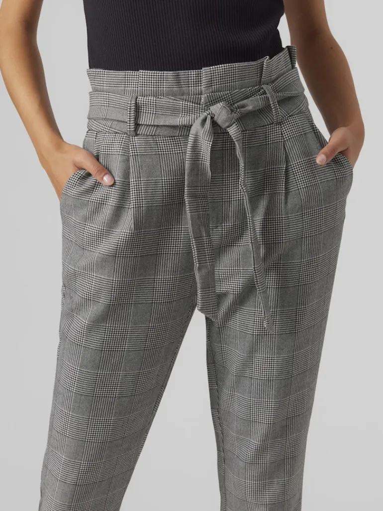 VMEVA HR LOOSE PAPERBAG CHECK P GA NOOS grey