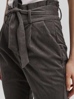 VMEVA HR LOOSE PAPERBAG CORD PANT NOOS peat