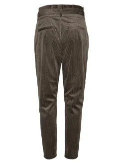 VMEVA HR LOOSE PAPERBAG CORD PANT NOOS peat