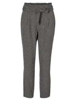 VMEVA HR LOOSE PAPERBAG SP PANT NOOS medium grey melange