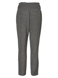 VMEVA HR LOOSE PAPERBAG SP PANT NOOS medium grey melange