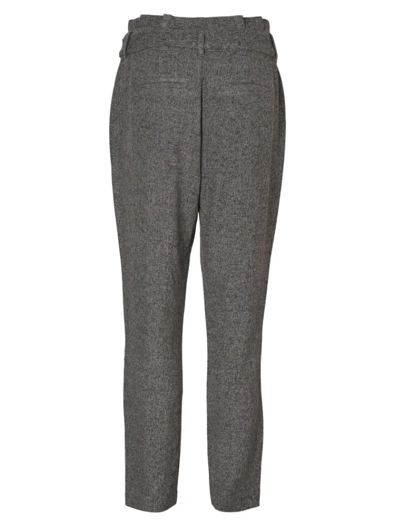 VMEVA HR LOOSE PAPERBAG SP PANT NOOS medium grey melange