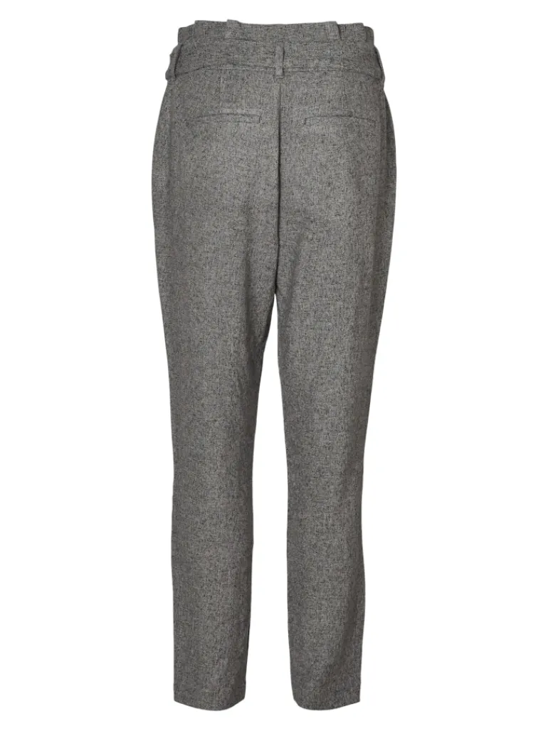 VMEVA HR LOOSE PAPERBAG SP PANT NOOS medium grey melange
