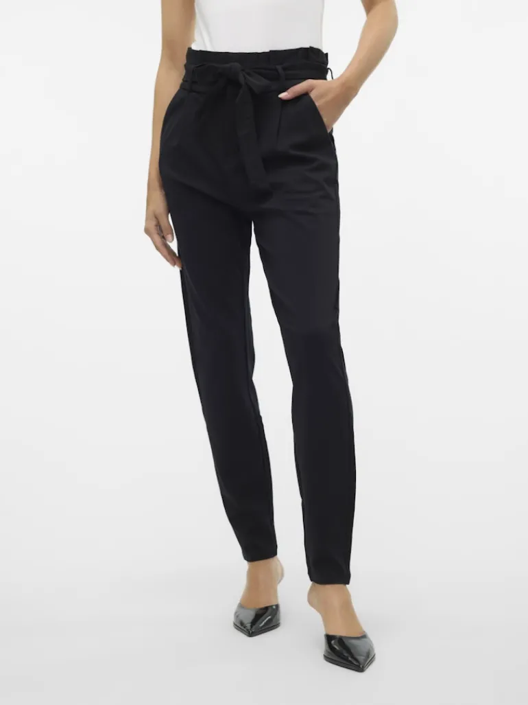 VMEVA HW LOOSE PAPERBAG PANT NOOS black