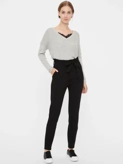 VMEVA HW LOOSE PAPERBAG PANT NOOS black