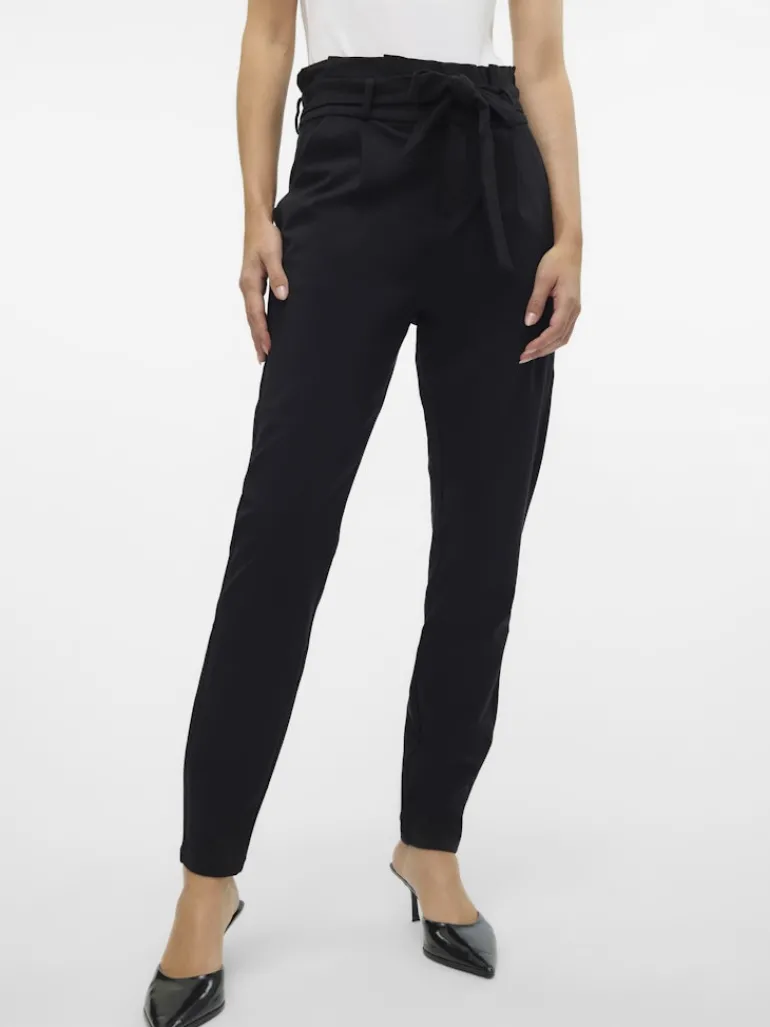 VMEVA HW LOOSE PAPERBAG PANT NOOS black