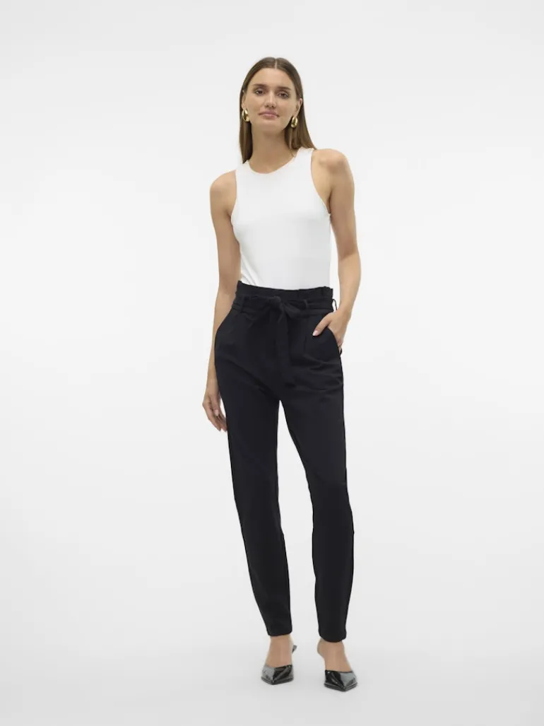 VMEVA HW LOOSE PAPERBAG PANT NOOS black