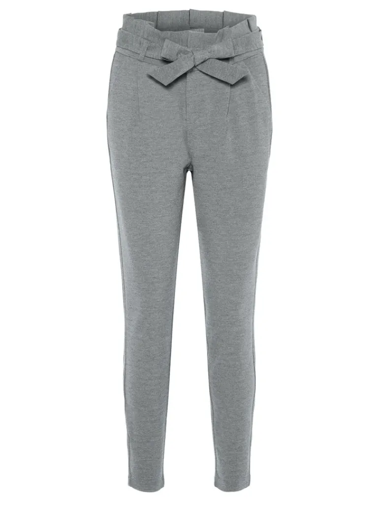 VMEVA HW LOOSE PAPERBAG PANT NOOS medium grey melange