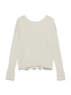 VMFANTASTIC LS V-BACK CABLE PULLOVER birch