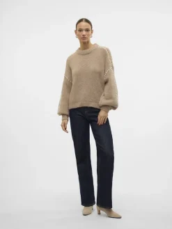 VMFENG LS O-NECK PULLOVER GA BOO silver mink