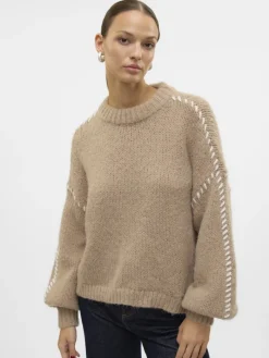 VMFENG LS O-NECK PULLOVER GA BOO silver mink
