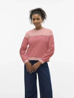 VMFERNANDA LS SWEAT BOX JRS GA rose elegance