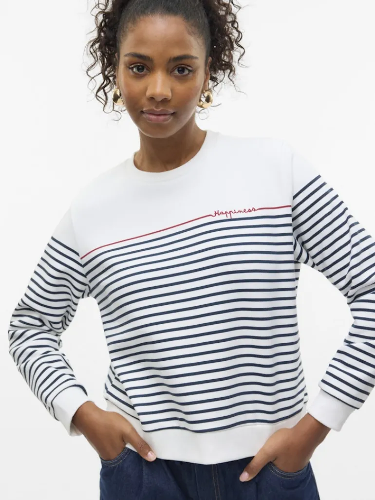 VMFERNANDA LS SWEAT BOX JRS GA cloud dancer