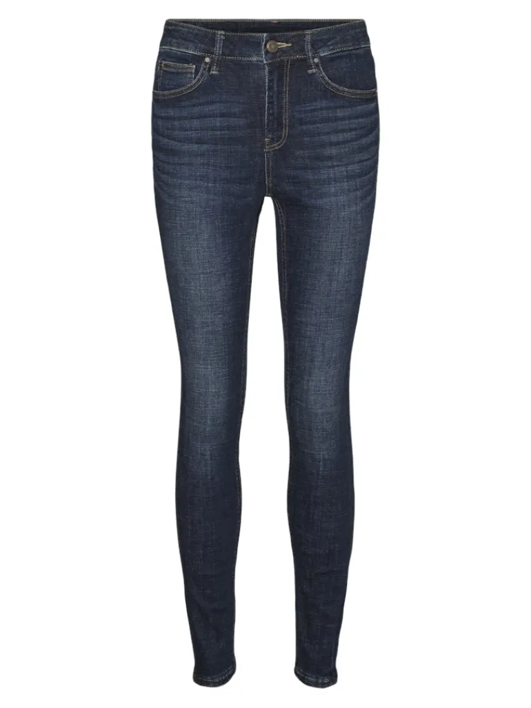 VMFLASH MR SKINNY JEANS LI3303 GA NOOS dark blue denim