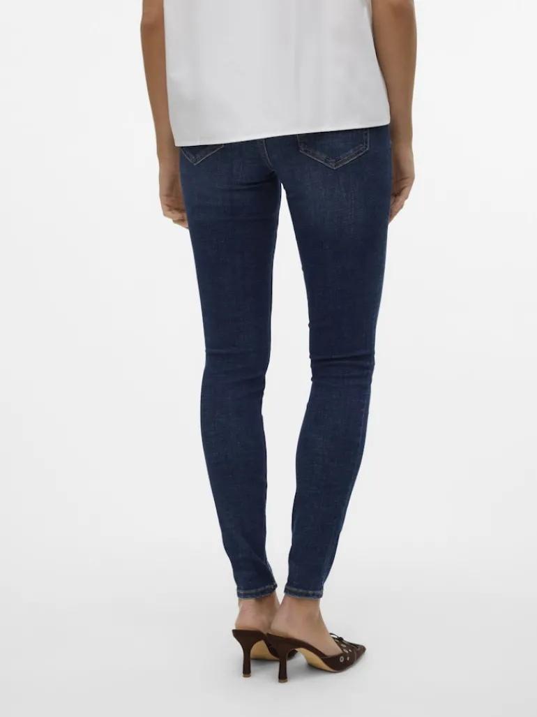 VMFLASH MR SKINNY JEANS LI3303 GA NOOS dark blue denim