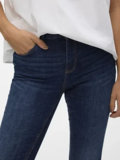 VMFLASH MR SKINNY JEANS LI3303 GA NOOS dark blue denim
