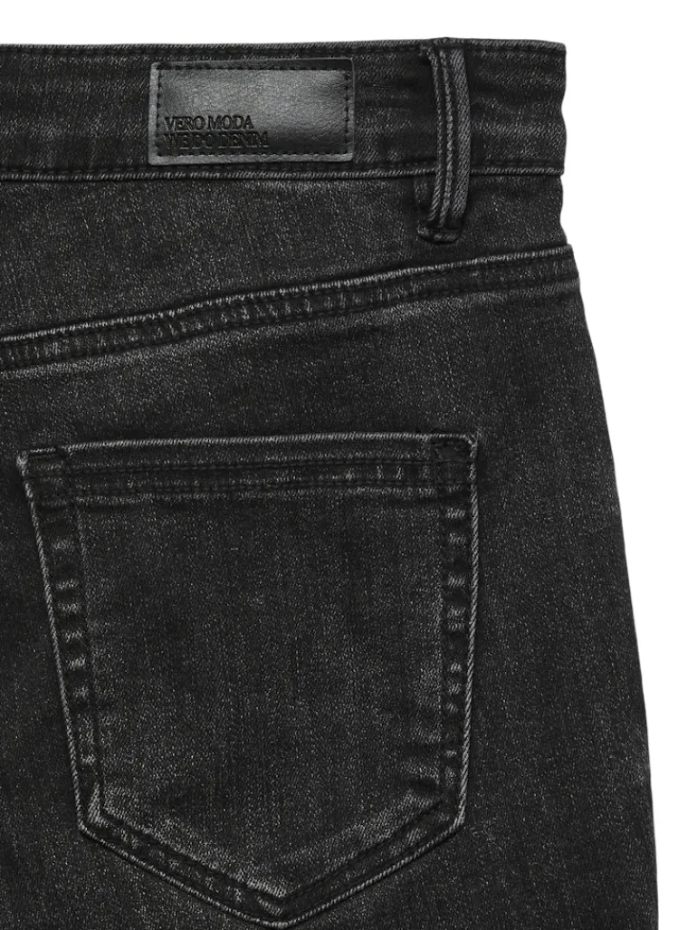 VMFLASH MR SKINNY JEANS LI111 GA NOOS black denim
