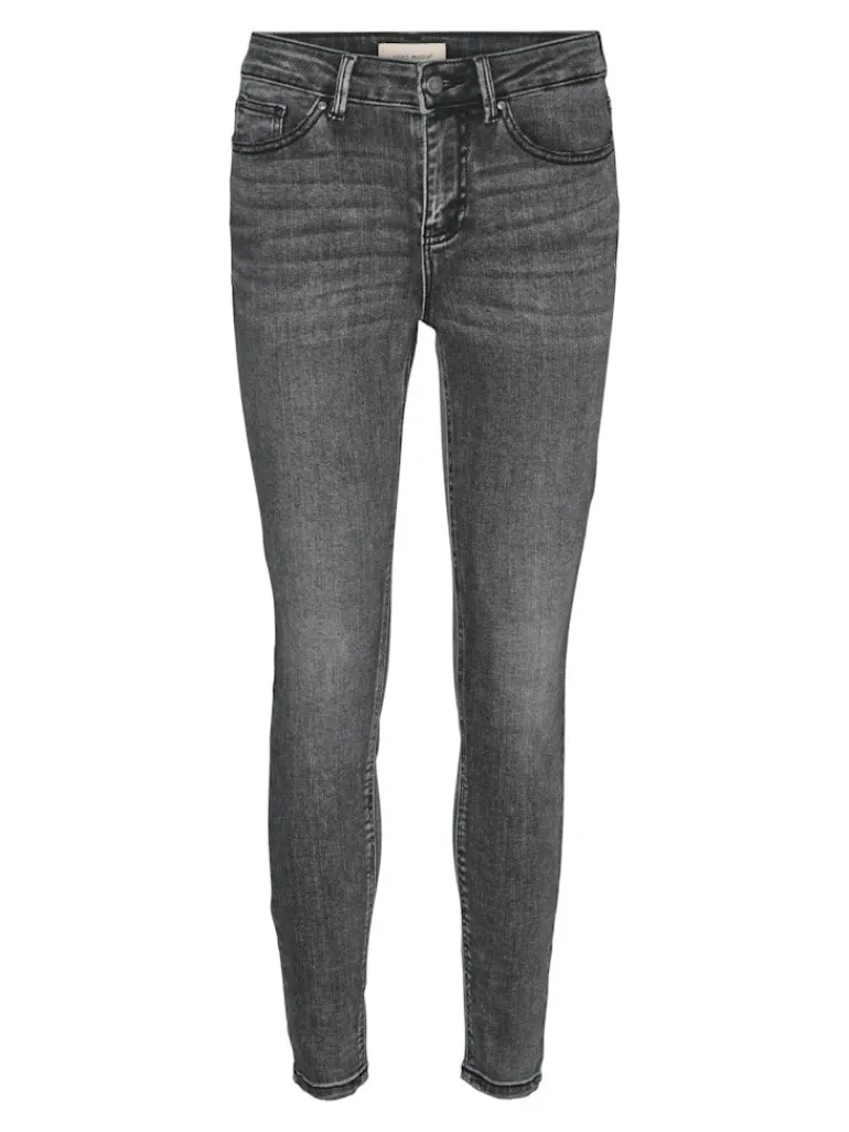 VMFLASH MR SKINNY JEANS LI213 GA NOOS medium grey denim