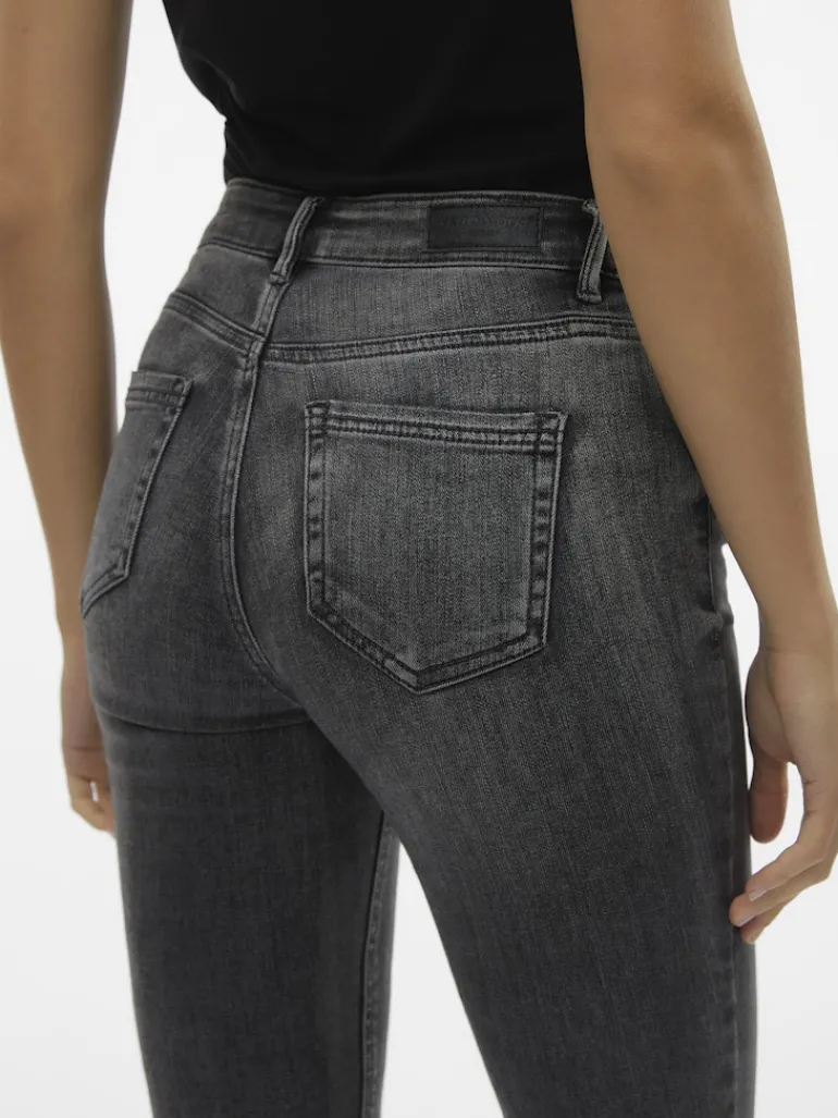 VMFLASH MR SKINNY JEANS LI213 GA NOOS medium grey denim