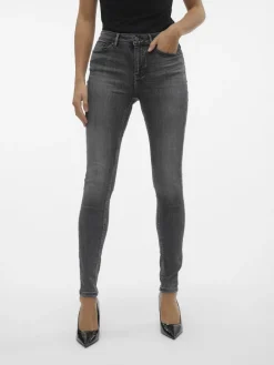 VMFLASH MR SKINNY JEANS LI213 GA NOOS medium grey denim