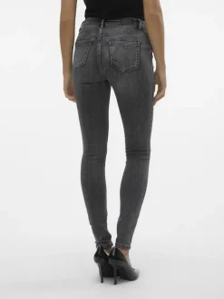VMFLASH MR SKINNY JEANS LI213 GA NOOS medium grey denim