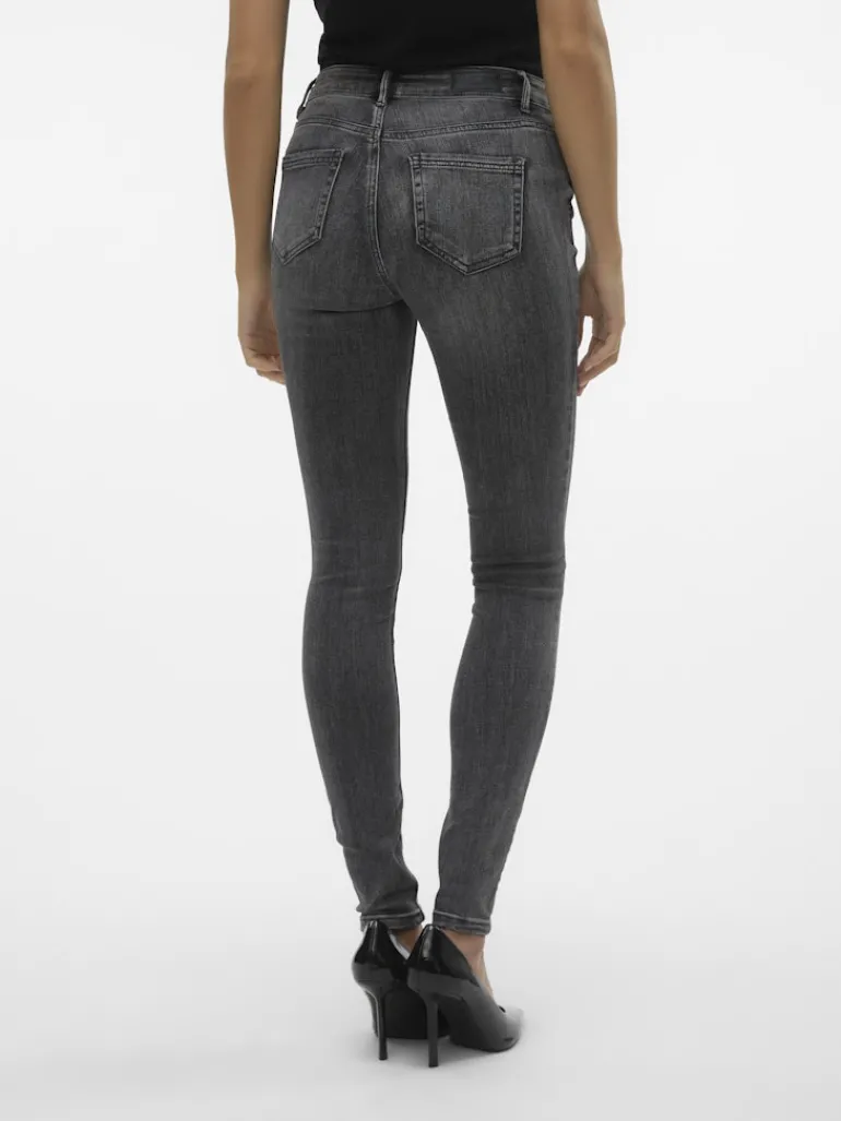 VMFLASH MR SKINNY JEANS LI213 GA NOOS medium grey denim