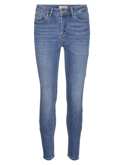 VMFLASH MR SKINNY JEANS LI347 GA NOOS medium blue denim