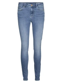 VMFLASH MR SKINNY JEANS LI347 GA NOOS medium blue denim