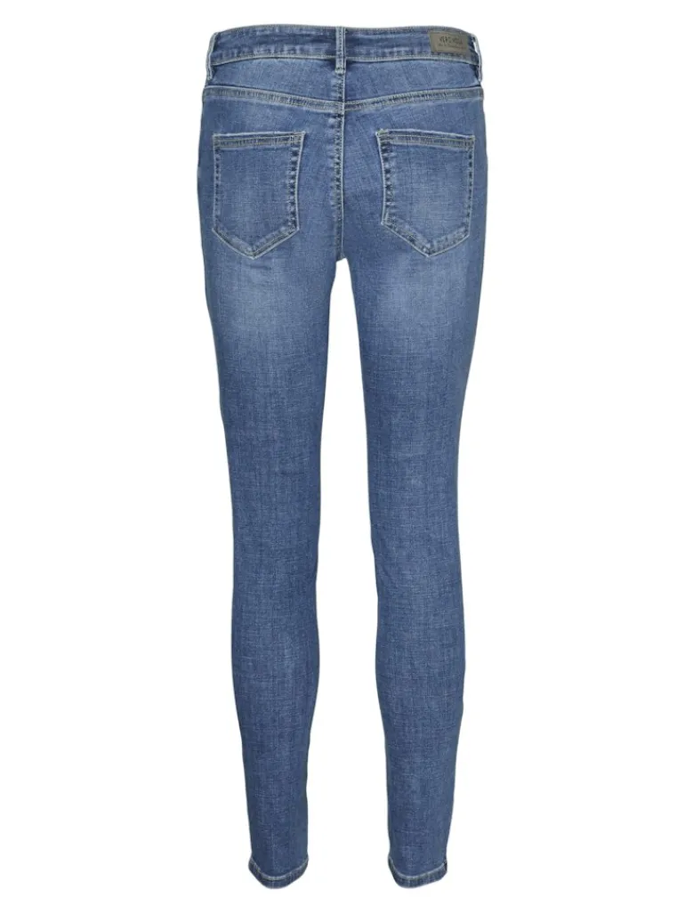 VMFLASH MR SKINNY JEANS LI347 GA NOOS medium blue denim
