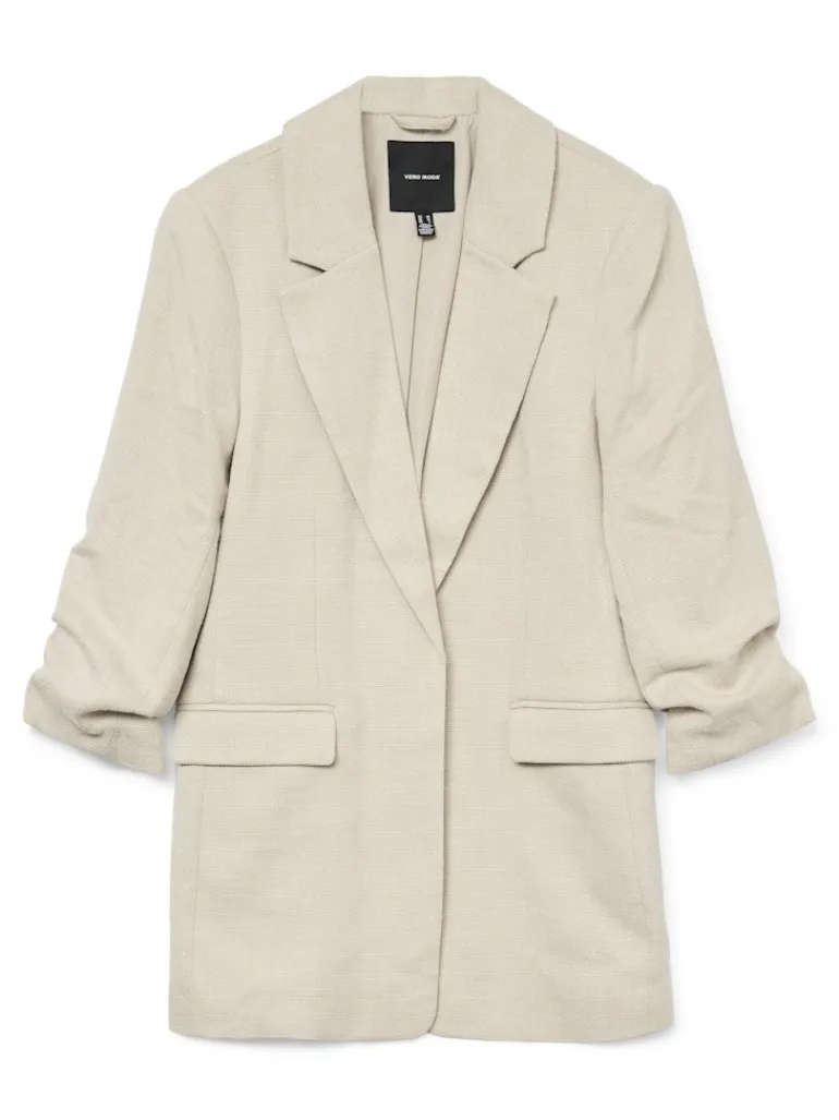 VMFRIDA 3/4 REGULAR BLAZER NOOS oatmeal