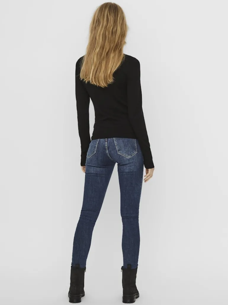 VMGLORY LS ROLLNECK BLOUSE GA NOOS black
