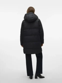 VMGRETAKYLIE COATED COAT NOOS black