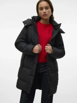 VMGRETAKYLIE COATED COAT NOOS black