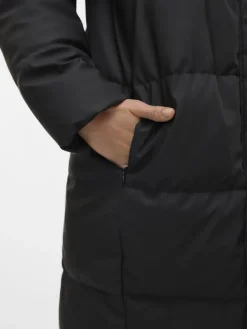 VMGRETAKYLIE COATED COAT NOOS black