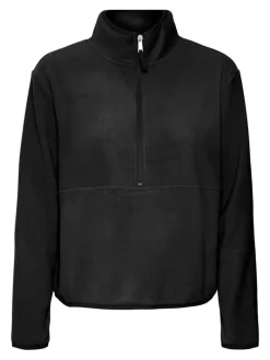 VMILSA LS HALF ZIP SWEAT JRS BF black