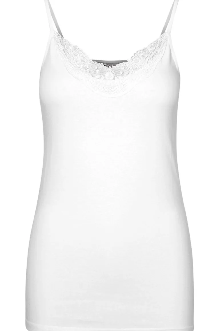 VMINGE LACE SINGLET JRS NOOS bright white